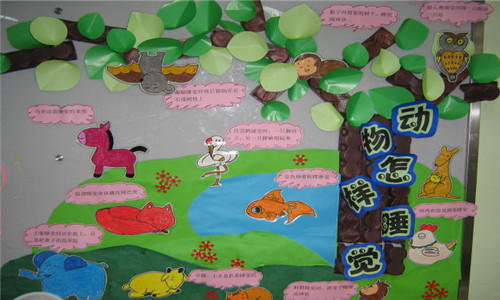 幼儿园动物主题墙设计,动物园主题装饰