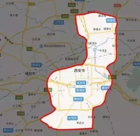 鄠邑区限行区域图