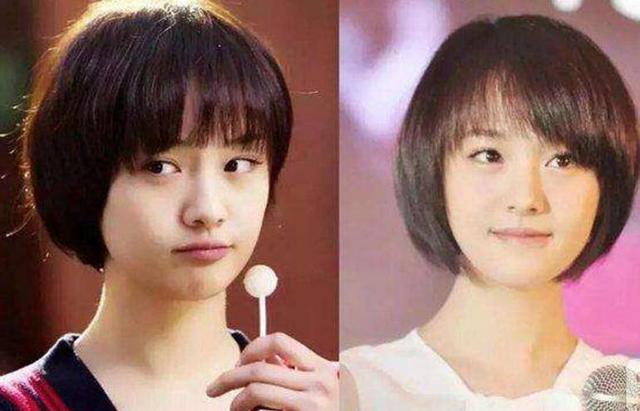 26岁的郑爽竟然因为短发减龄,秒变16岁女高中生!