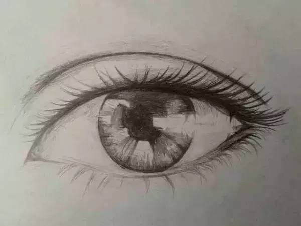 素描手绘-如何画好人物的眼睛,铅笔手绘画眼睛素描教程全解析