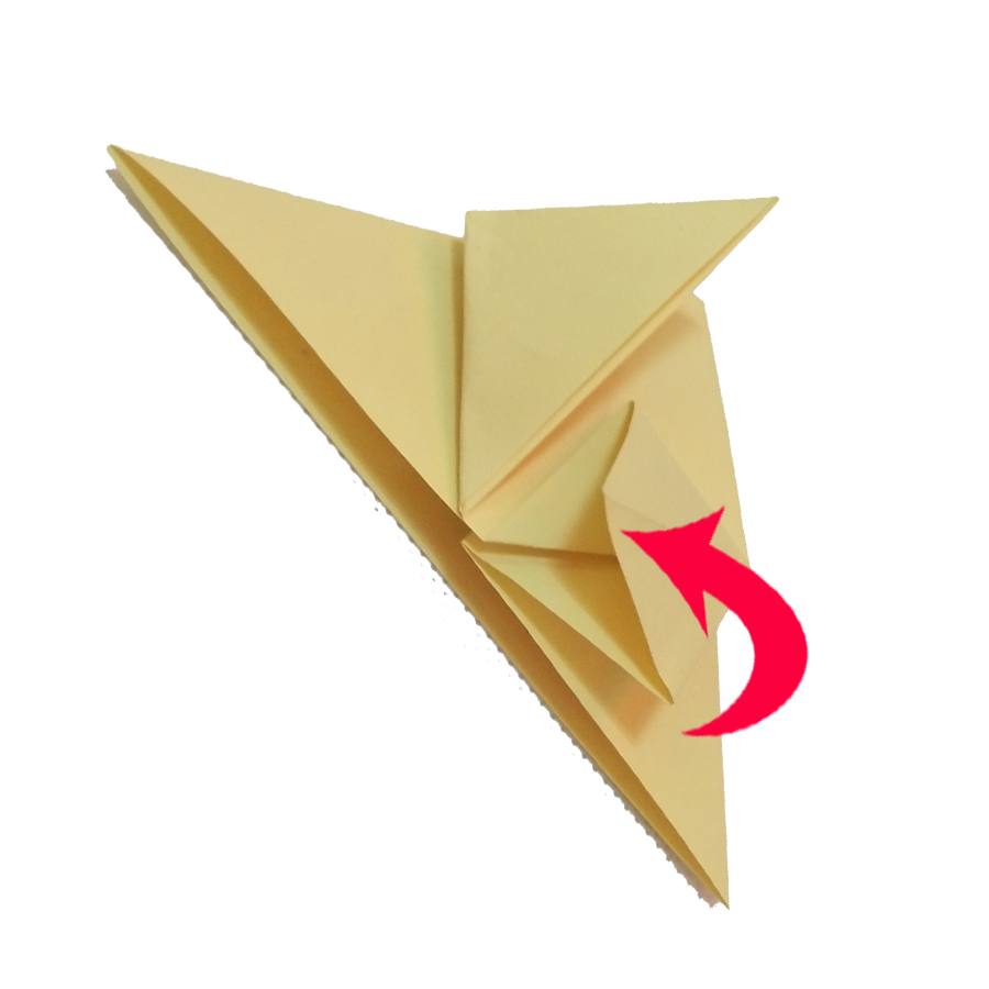 折纸工艺-黄鹤楼的折纸方法
