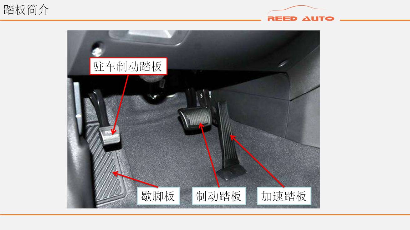 汽车总布置踏板布置