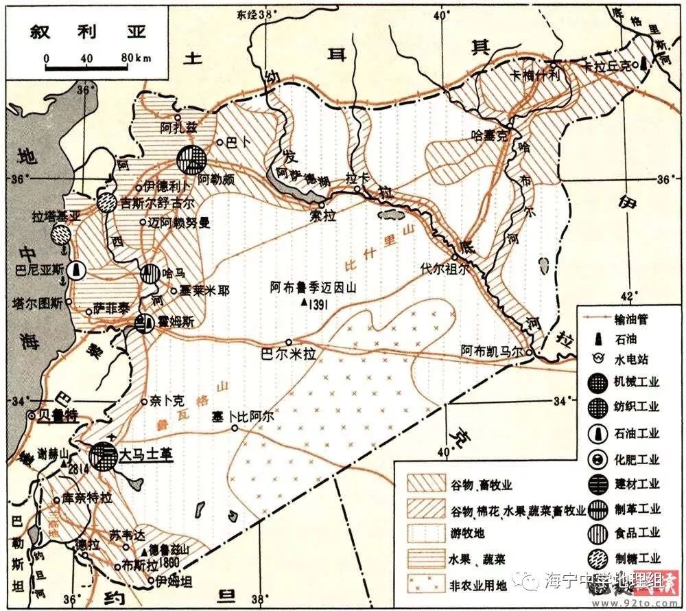 时事地理认识下战火纷飞中的叙利亚这个国家