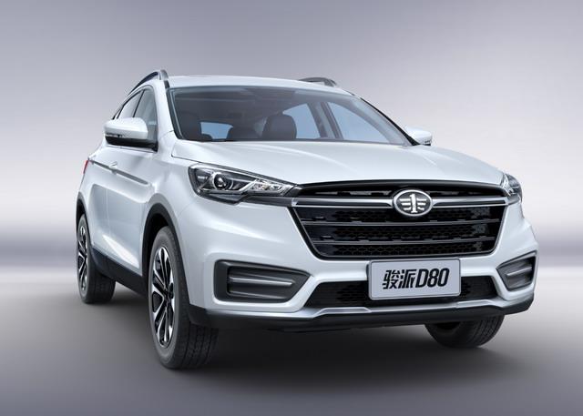 天津一汽全新suv 命名为骏派d80 安全配置是亮点!