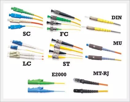 多模光纤只能传几百米(550m) 光纤跳线是一种" 接插件" 一边连光模块