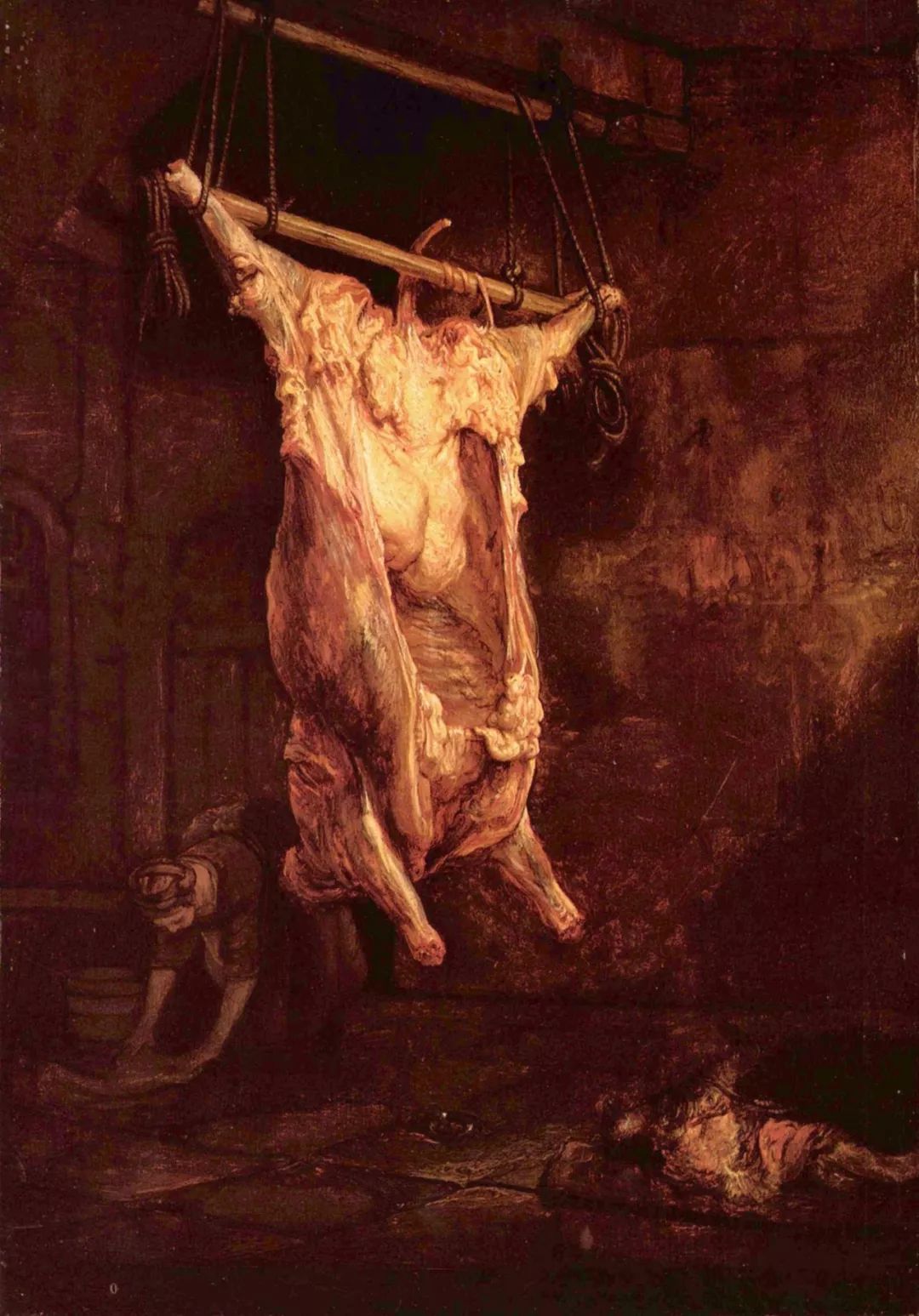 the slaughtered ox,rembrandt