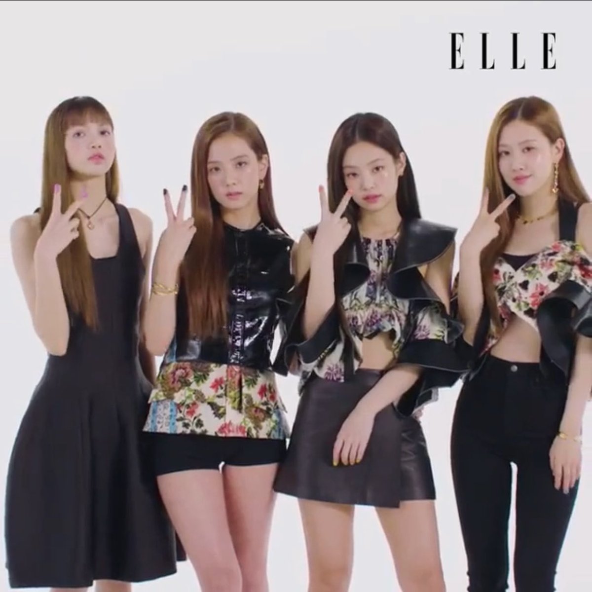 令人过目不忘的美貌 blackpink《elle》画报宣传出新