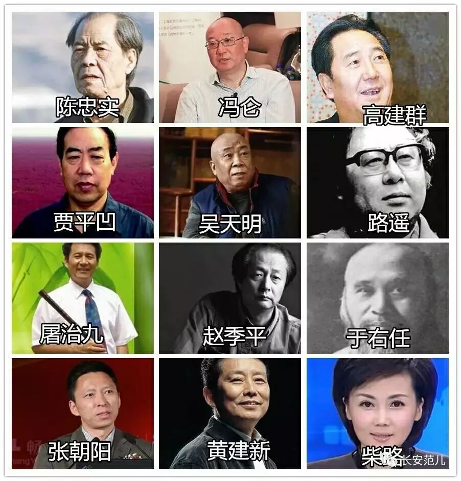 西安名人