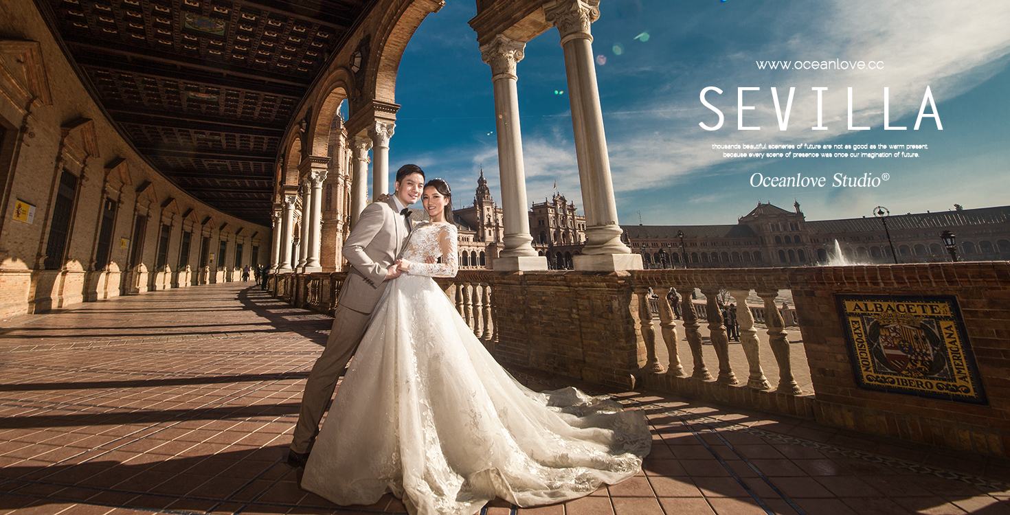 西班牙旅拍之塞维利亚婚纱摄影,充满阳光和热