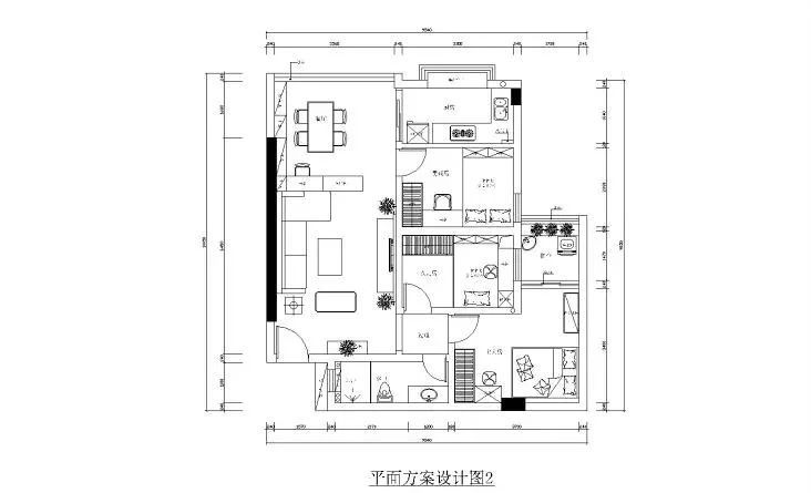 因为设计师的一次失误,两房改三房反而更宽敞了