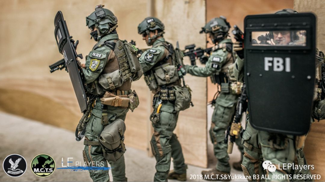 【le玩家】兵人fbi hrt&fbi swat cqb training