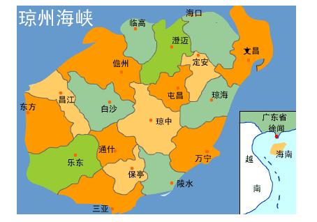 广东省一个区和海南省一个区,名字一模一样!