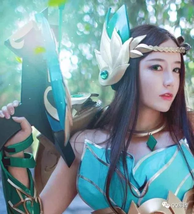 王者荣耀女神完美cosplay虞姬 这一箭射中的是我的心