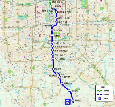 北京地铁8号线南延段年底通车,瀛海站300米处地铁房遭