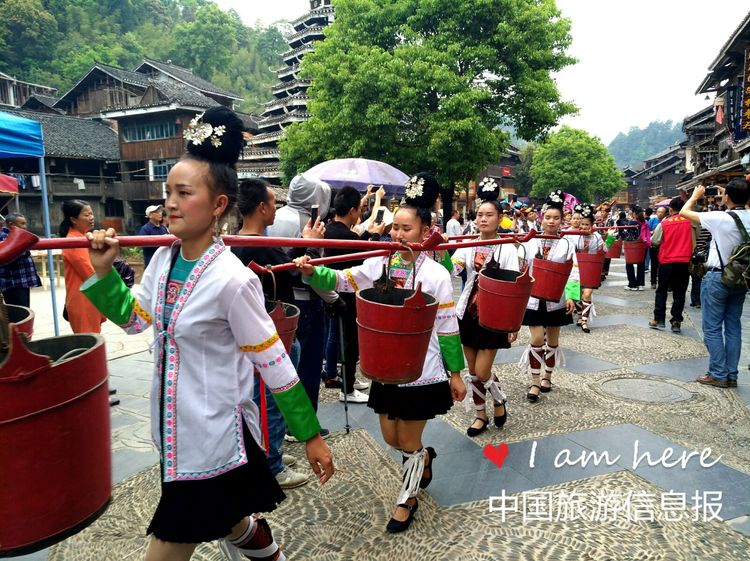 中国侗都贵州黎平肇兴谷雨节万人拥入上演五百年风俗劲爆