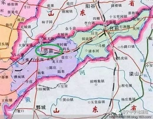 【趣味地理】(077)河南一县城竟设在山东境内,丝毫不