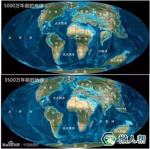 图揭地球海陆变迁史 上帝视角一目了然