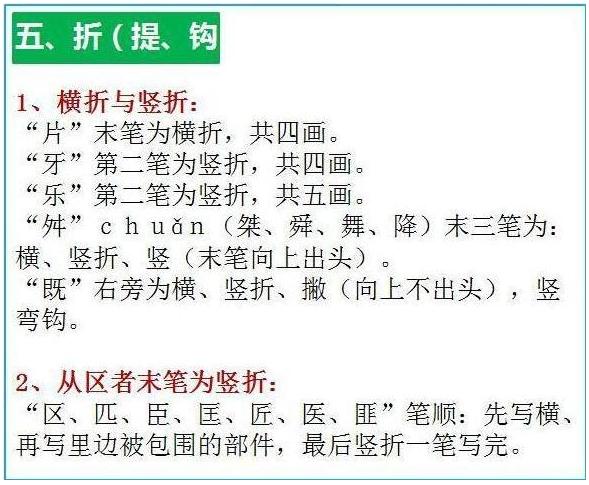 小学语文:7000个汉字的规范笔顺一网打尽,拒绝"倒笔画!