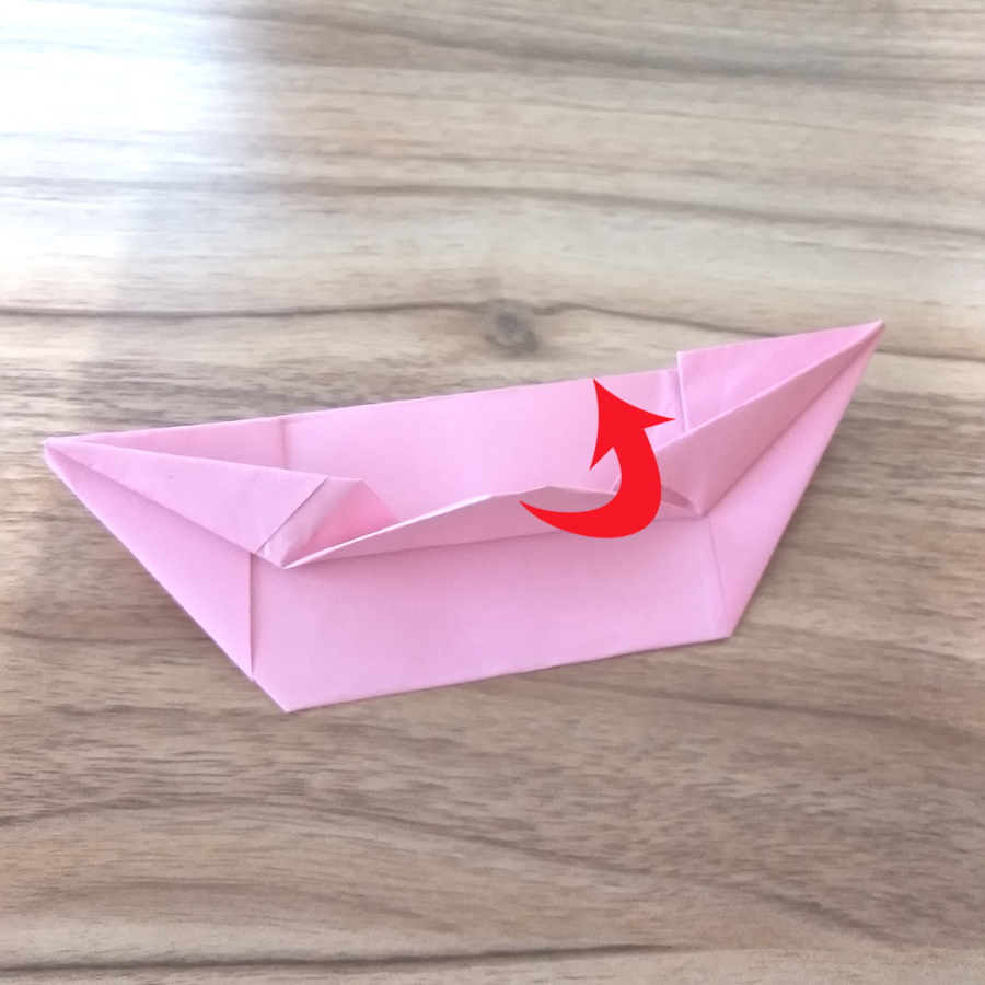 折纸工艺-帆蓬船的折纸方法