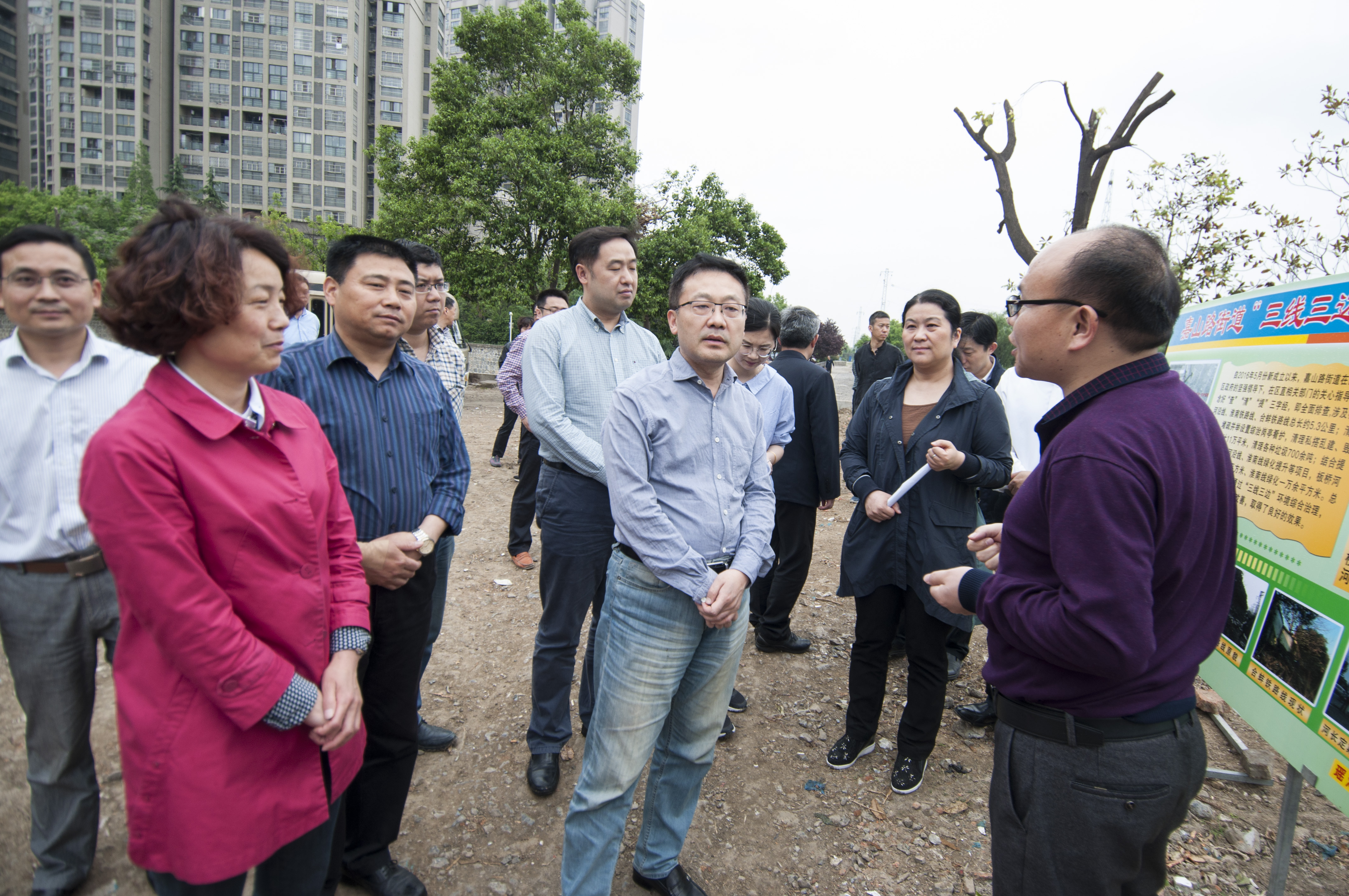 合肥市瑶海区委书记黄卫东专项督查嘉山路街道文明