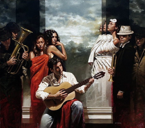 阿根廷艺术家迭戈·蒂亚尔(diego dayer)油画欣赏