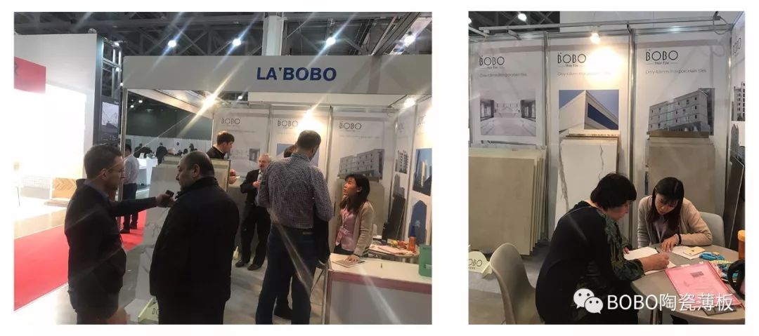 单月4场展会LABOBO陶瓷薄板斩获环球客商好评!ob体育(图2)