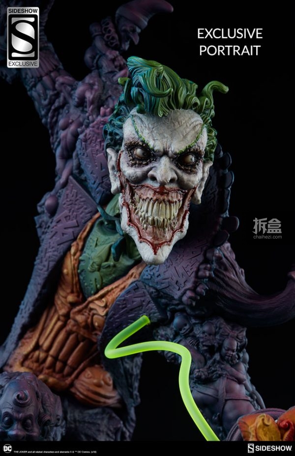 sideshowdc漫画哥谭噩梦小丑thejoker20寸雕像