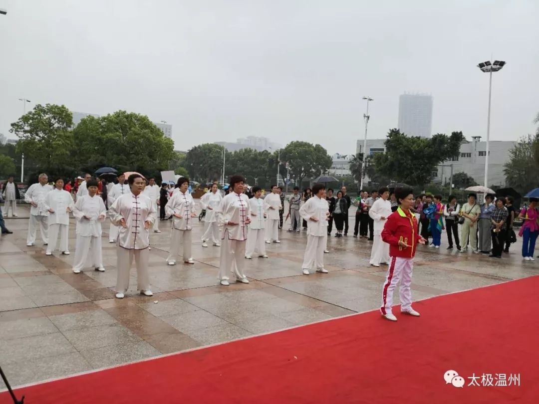 庄笑玲,魏园园,夏香媚,朱祖荣,黄乐平老师在表演集体陈氏太极拳 返回