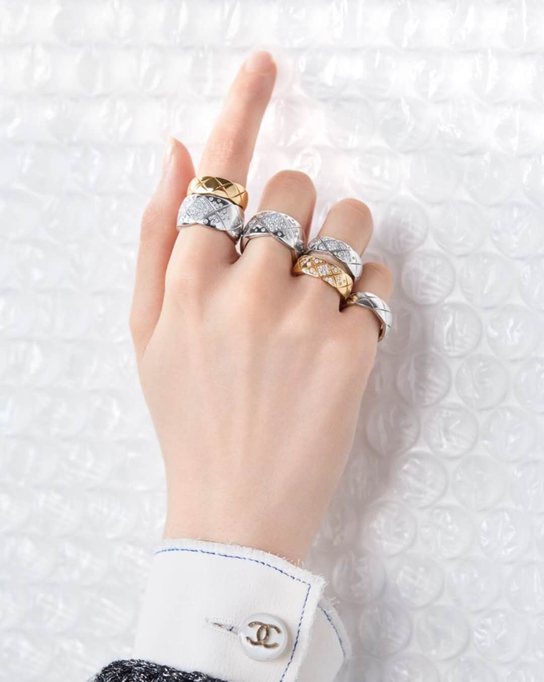 CHANEL 香奈儿 N°5 水晶宝石戒指系列 | iDaily Jewelry · 每日珠宝杂志