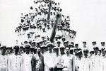 1949年4月23日,中国人民解放军华东军区海军在江苏泰州白马庙宣告成立