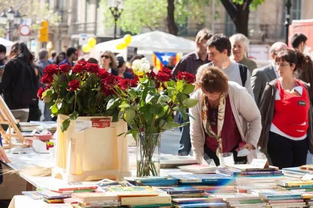 4月24日 最烂漫的西班牙情人节- sant jordi