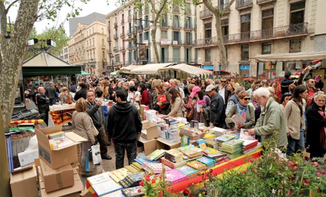 4月24日 最烂漫的西班牙情人节- sant jordi