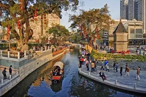 十三行创意集市连接陈家祠,动感小西关,粤剧艺术博物馆荔湾将