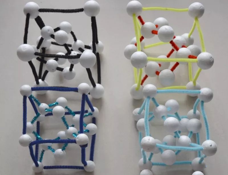 巧手放大微观世界|高二化学组组织学生开展晶胞制作活动