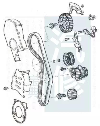 大众车系82张正时皮带安装示意图值得修理工收藏