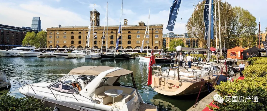 "转眼居然就到了大名鼎鼎的st katharine docks(圣凯瑟琳码头!