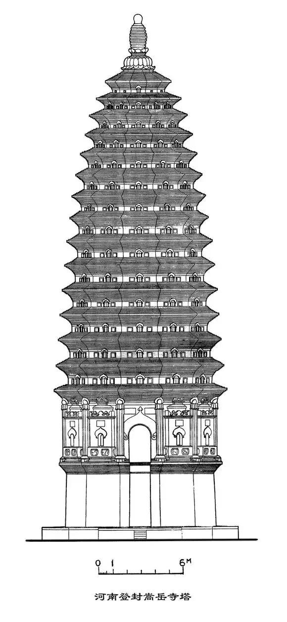 登封天地之中历史古迹之中岳庙嵩岳寺塔