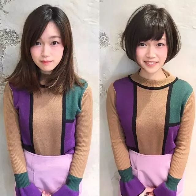 8位日本女孩打理头发的前后对比照,告诉你找一个好tony的重要性