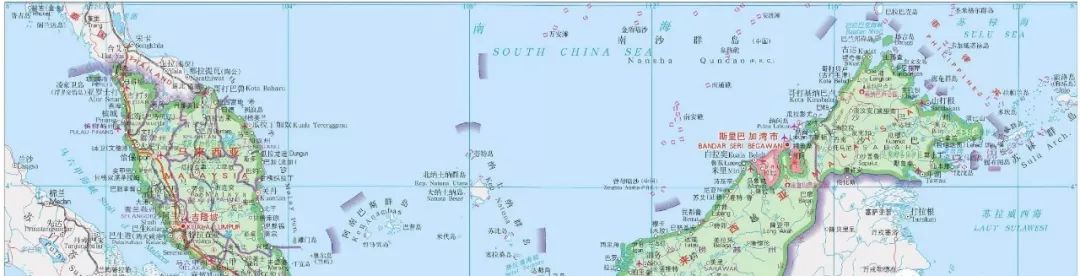 马来西亚国土面积为33万平方公里,比日本稍微小一些.