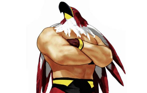 拳皇中的鹰面人被称为勇者的单纯汉子