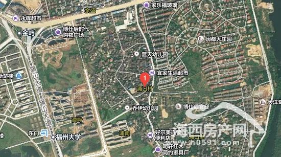 闽侯上街镇浦口村划拨87亩住宅用地,成交价261.585万!