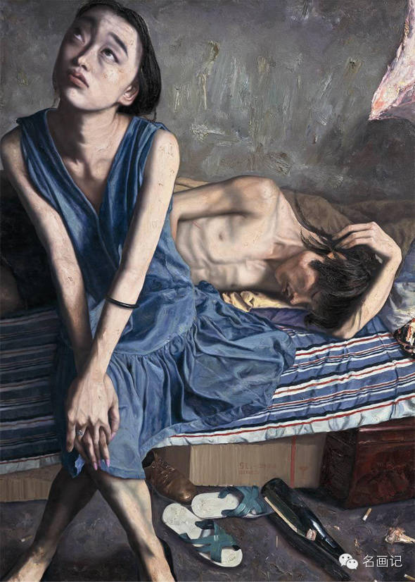 石良 shi liang 活在当下 布面油画 200×180cm 2011年 石良 shi