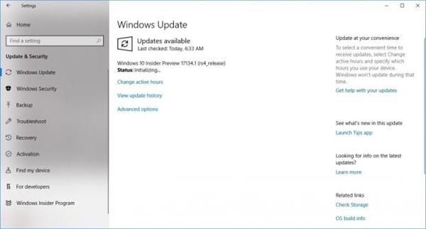 Windows10 Build 17133BUG(1)