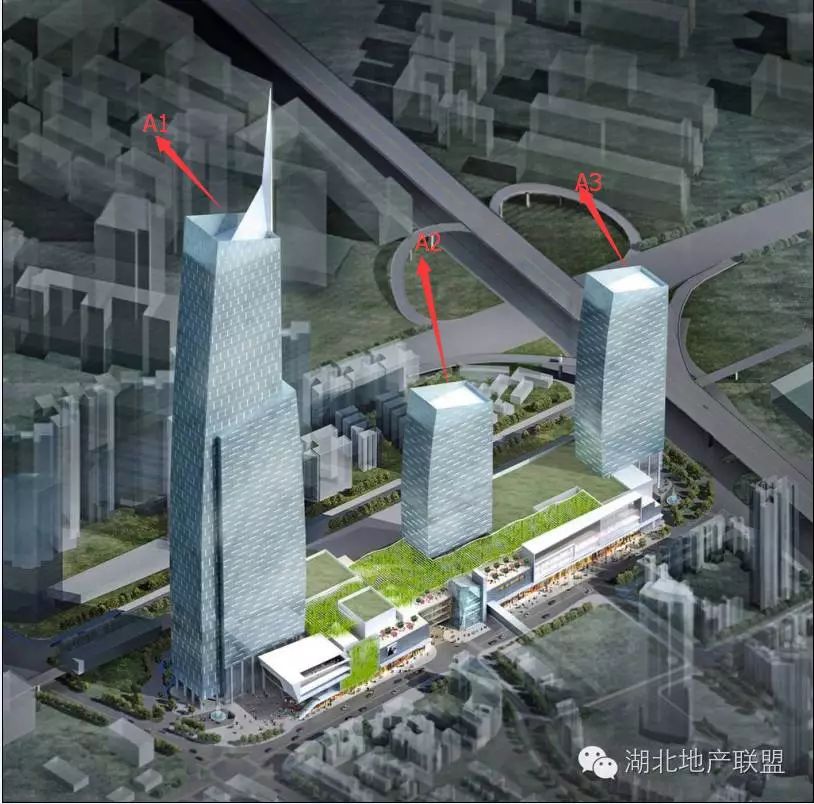 2014年9月,武汉天地商务群a1地块塔楼正式底板浇筑.
