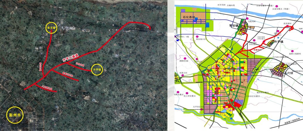 7亩 建设地址:彭州市天彭街道,升平镇,军乐镇 建设内容:本项目按主线