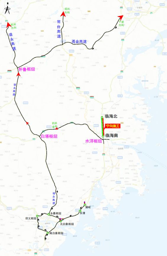 5月4日20时至6日18时,g15沈海高速(临海南-临海北)段,宁波方向全封闭