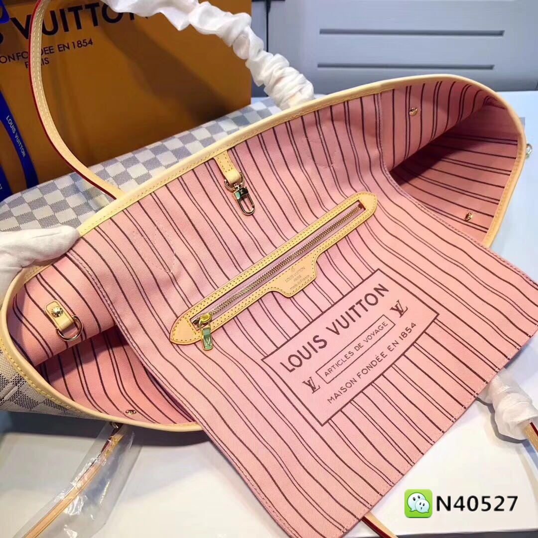 lv白格购物袋neverfull 大号手袋 n41360