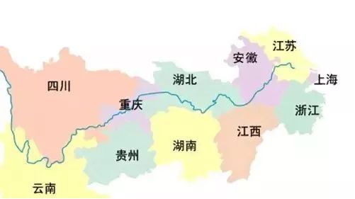 长江经济带东起上海,西至云南.图片