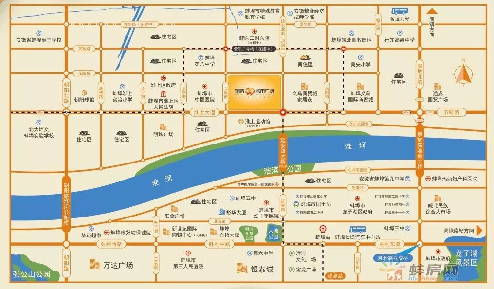 蚌埠延安路大桥及连接工程开始招标!更多项目详细规划