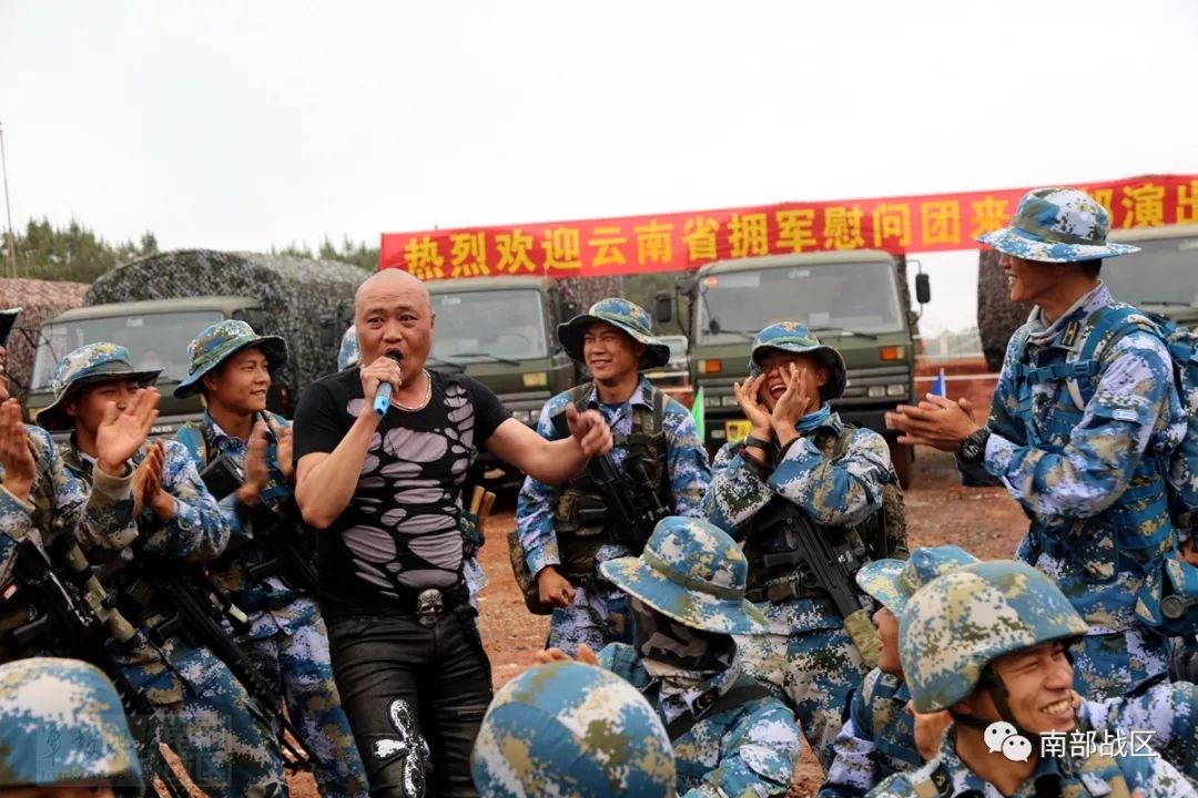 91811部队,31650部队,陆军边海防学院昆明校区等驻训部队官兵观看了